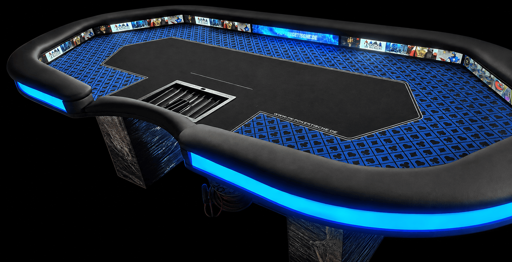 LCD Display Pokertisch